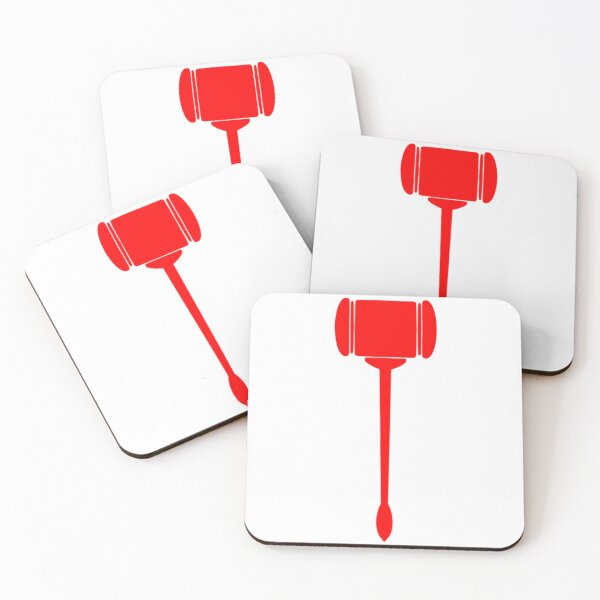 Item preview, Red Judge Gavel- Law Art designed and sold by MagicMe-JD.