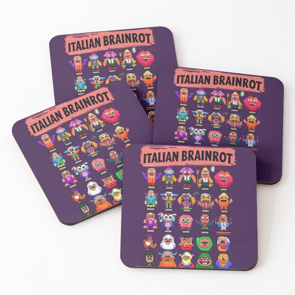 Item preview, Italian Brainrot – Funny Retro Pixel Meme Design designed and sold by EducaPro.