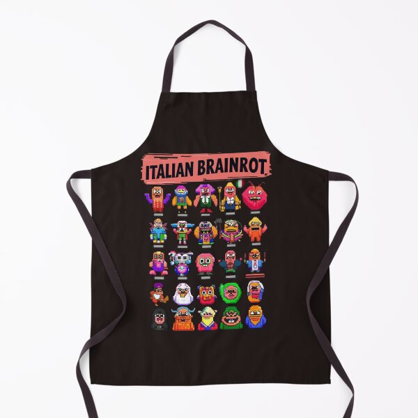 Item preview, Italian Brainrot – Funny Retro Pixel Meme Design designed and sold by EducaPro.