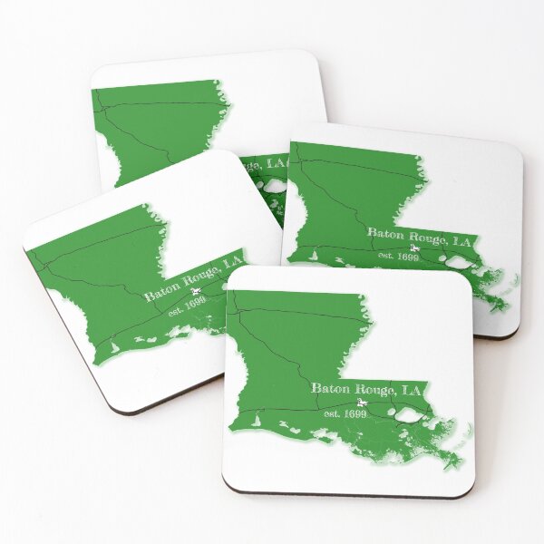 Item preview, Baton Rouge, LA [Green] designed and sold by PhilbonianDezin.