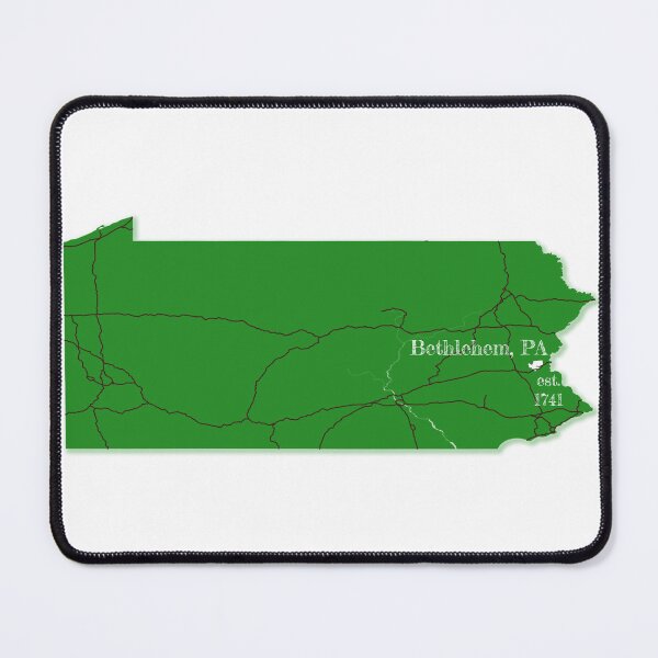 Item preview, Bethlehem, PA [Green] designed and sold by PhilbonianDezin.