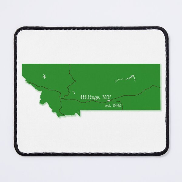Item preview, Billings, MT [Green] designed and sold by PhilbonianDezin.