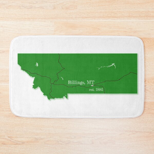 Item preview, Billings, MT [Green] designed and sold by PhilbonianDezin.