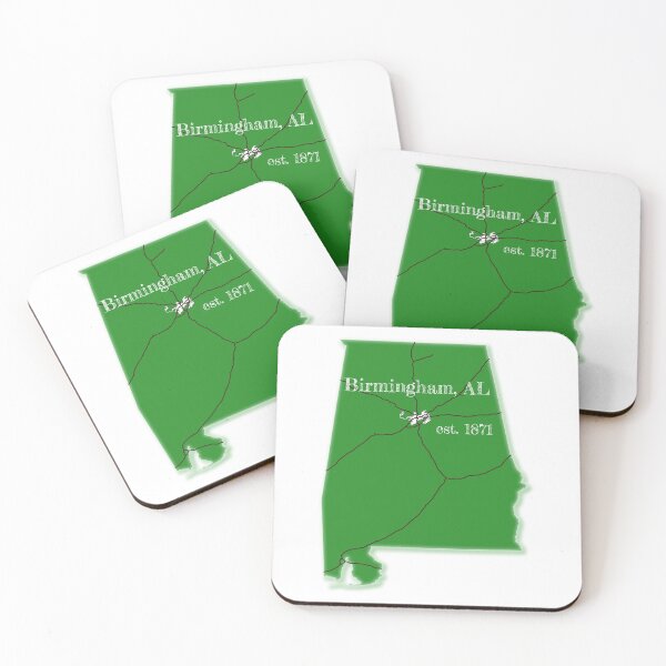 Item preview, Birmingham, AL [Green] designed and sold by PhilbonianDezin.