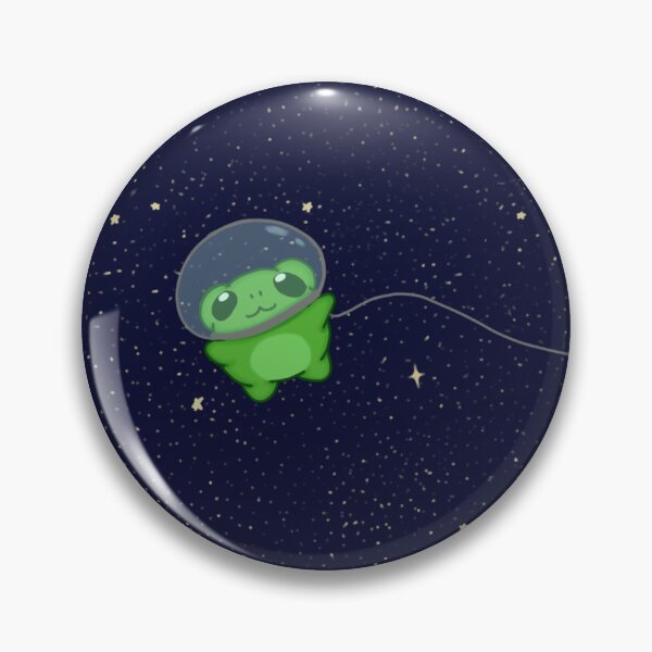 Item preview, Astronaut frog in space designed and sold by StarsFrogEscape.