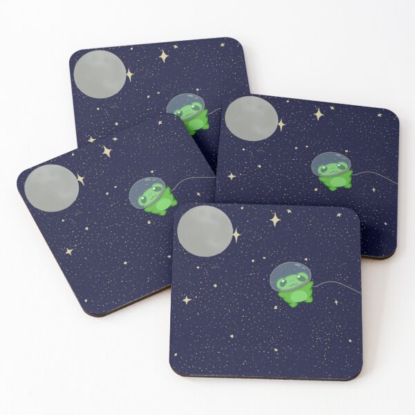 Item preview, Astronaut frog in space designed and sold by StarsFrogEscape.