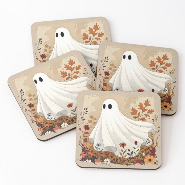 Item preview, Autumn Meadow Ghost – Rustic Fall Wildflowers designed and sold by MvuuStudio.