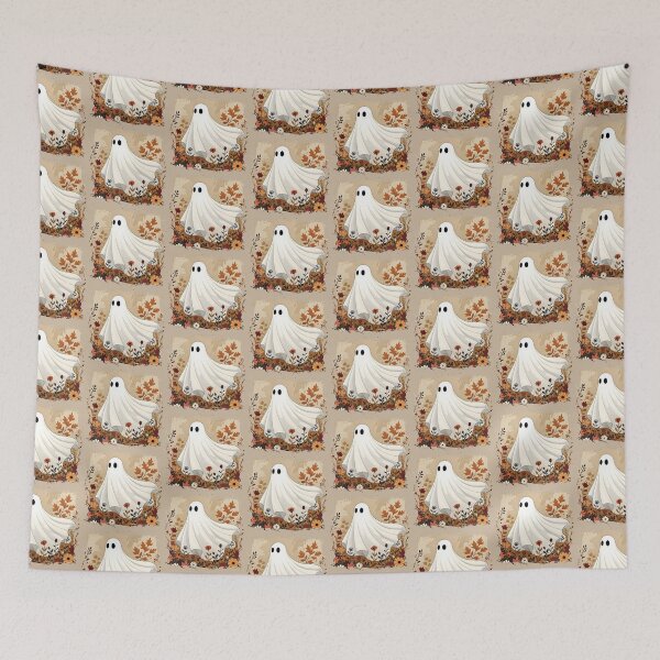 Item preview, Autumn Meadow Ghost – Rustic Fall Wildflowers designed and sold by MvuuStudio.