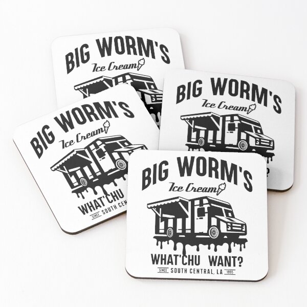 Item preview, Big Worm's Ice Cream Truck designed and sold by GGrooveApparel.