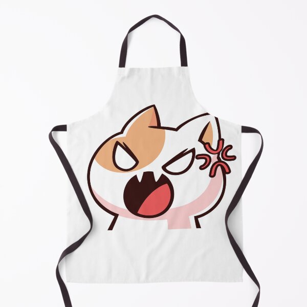 Item preview, Angry Cartoon Cat Poster | Funny Yelling Kitten Art | Rage Animal Vector Illustration designed and sold by TialCorner.