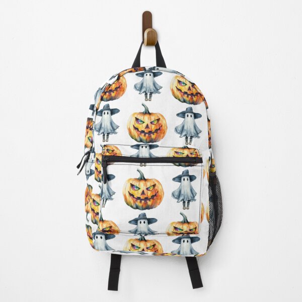 Item preview, Boho Halloween Pumpkin Ghost Watercolor Shirt for Women, Boho Halloween Shirt, Stickers & Gifts, Ghost & Pumpkin Pattern Phone Case & Blanket for Mom, Friend, Girl, Ghost & Pumpkin Tote Bag designed and sold by Noe Mill.