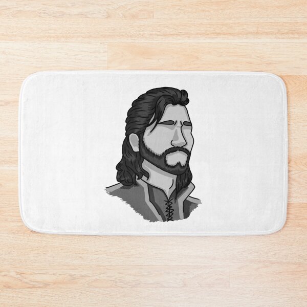 Item preview, Gale Dekarios - Headshot - Baldurs Gate - Variation 4 - Greyscale no wiriting designed and sold by LanibugsArt.