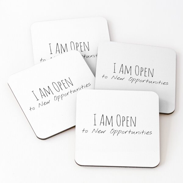 Item preview, I Am Open to New Opportunities – Growth Mindset Design designed and sold by Camila  Ardila.