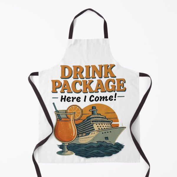 Item preview, Drink Package, Here I Come – Funny Cruise Vacation T-Shirt designed and sold by Taberland.