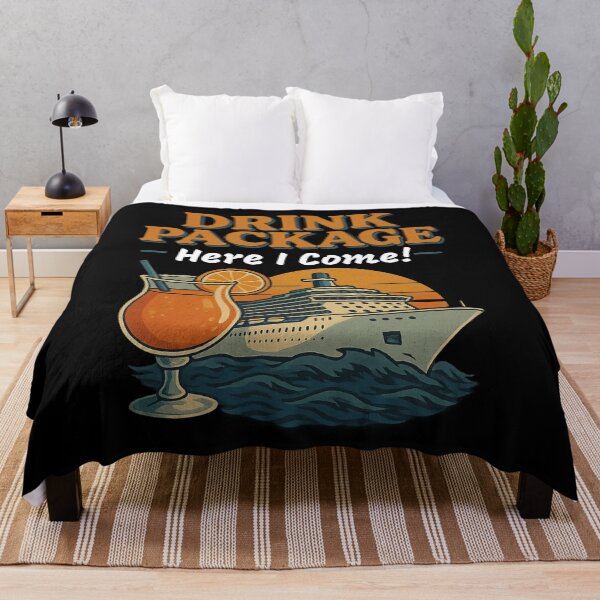 Item preview, Copy of Drink Package, Here I Come – Funny Cruise Vacation T-Shirt designed and sold by Taberland.