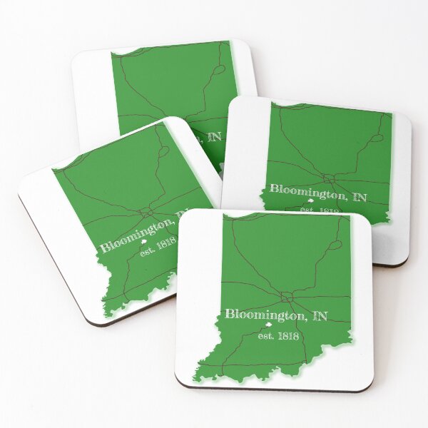 Item preview, Bloomington, IN [Green] designed and sold by PhilbonianDezin.