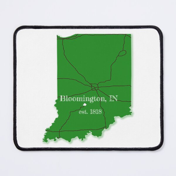 Item preview, Bloomington, IN [Green] designed and sold by PhilbonianDezin.