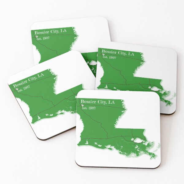 Item preview, Bossier City, LA [Green] designed and sold by PhilbonianDezin.