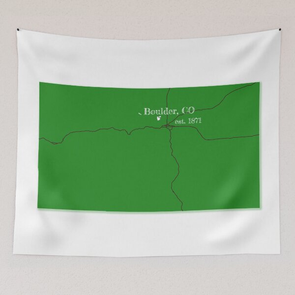 Item preview, Boulder, CO [Green] designed and sold by PhilbonianDezin.