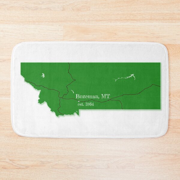 Item preview, Bozeman, MT [Green] designed and sold by PhilbonianDezin.