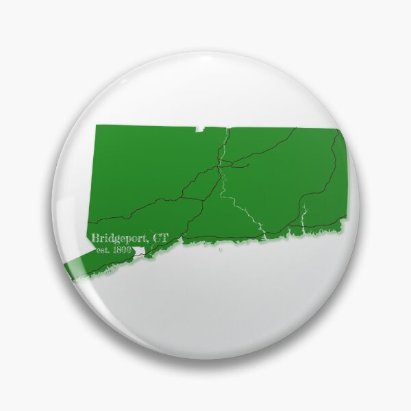 Item preview, Bridgeport, CT [Green] designed and sold by PhilbonianDezin.