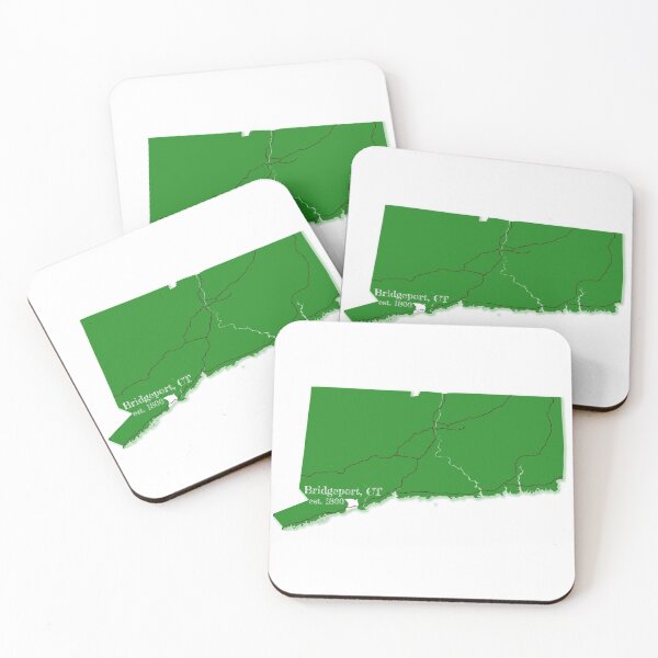 Item preview, Bridgeport, CT [Green] designed and sold by PhilbonianDezin.
