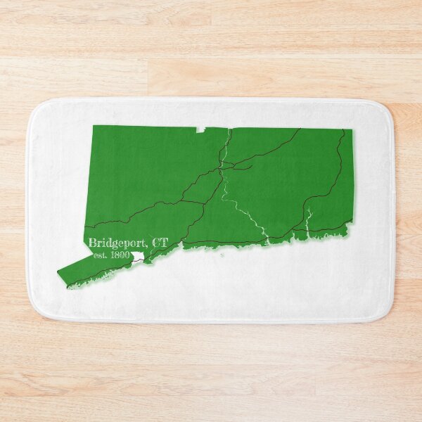 Item preview, Bridgeport, CT [Green] designed and sold by PhilbonianDezin.