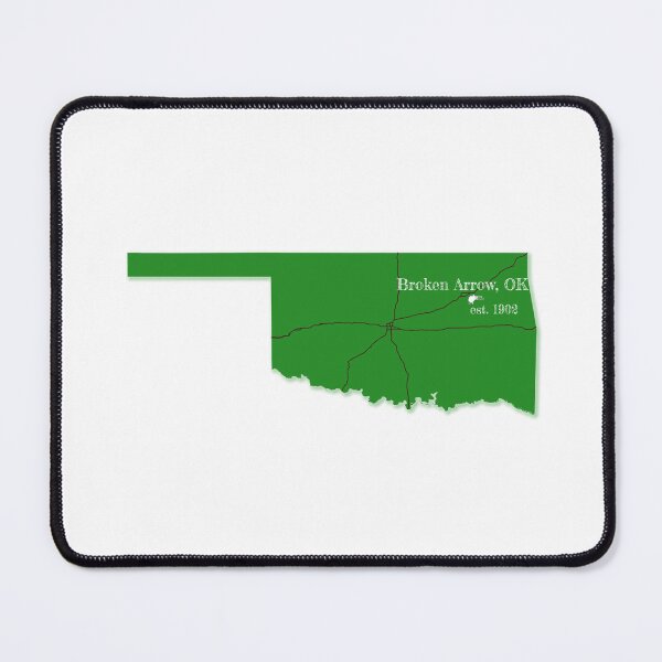 Item preview, Broken Arrow, OK [Green] designed and sold by PhilbonianDezin.