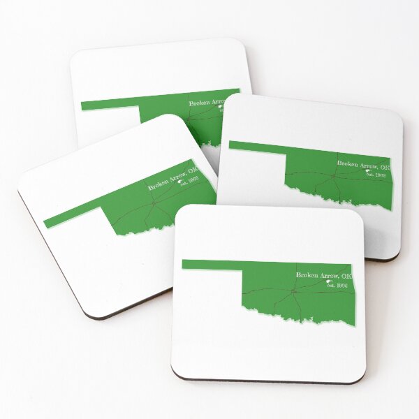 Item preview, Broken Arrow, OK [Green] designed and sold by PhilbonianDezin.