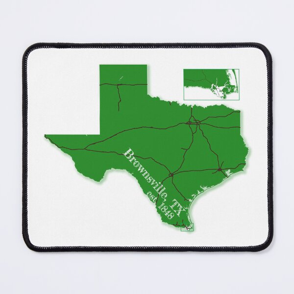 Item preview, Brownsville, TX [Green] designed and sold by PhilbonianDezin.