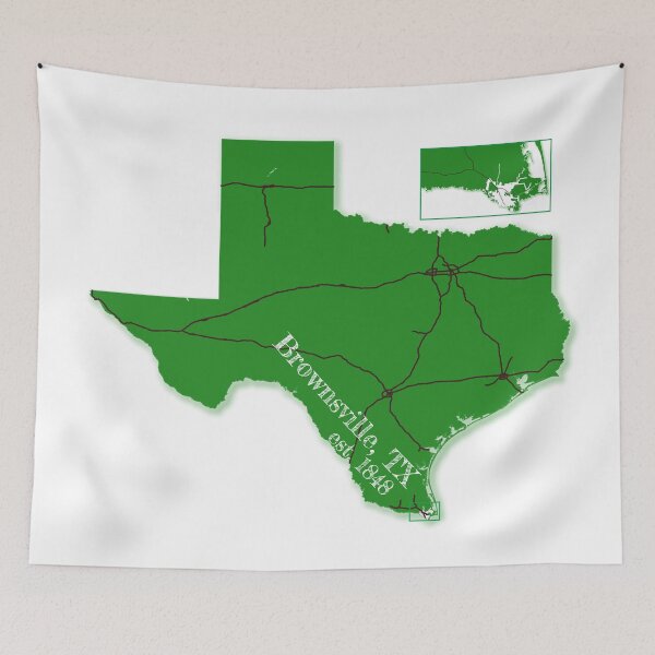 Item preview, Brownsville, TX [Green] designed and sold by PhilbonianDezin.