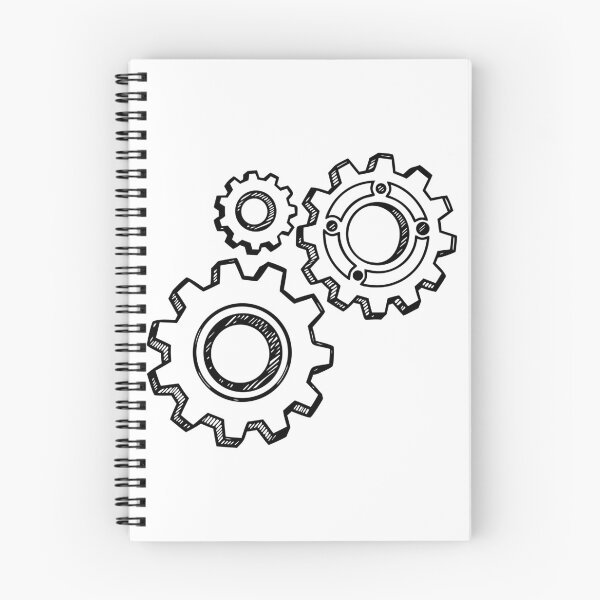Item preview, Hand Drawn Mechanical Gear Wheels Illustration designed and sold by AFernandesDSG.