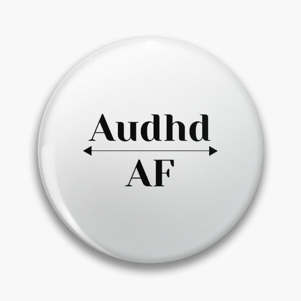 Item preview, Audhd AF | autism plus ADHD Merch designed and sold by The Courtesan Boutique.