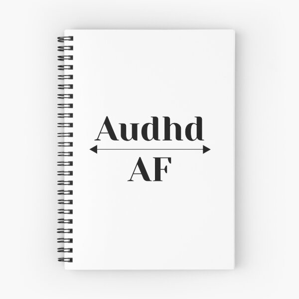 Item preview, Audhd AF | autism plus ADHD Merch designed and sold by The Courtesan Boutique.