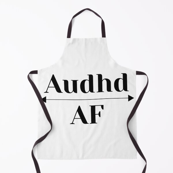 Item preview, Audhd AF | autism plus ADHD Merch designed and sold by The Courtesan Boutique.