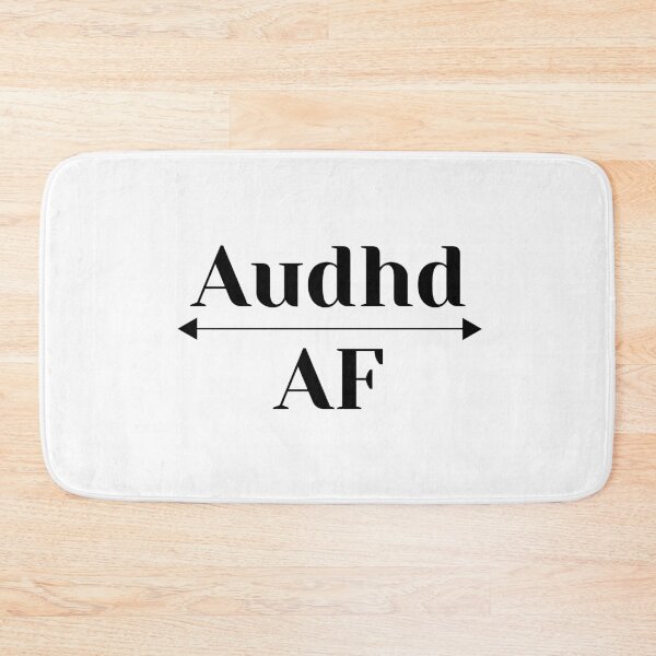 Item preview, Audhd AF | autism plus ADHD Merch designed and sold by The Courtesan Boutique.