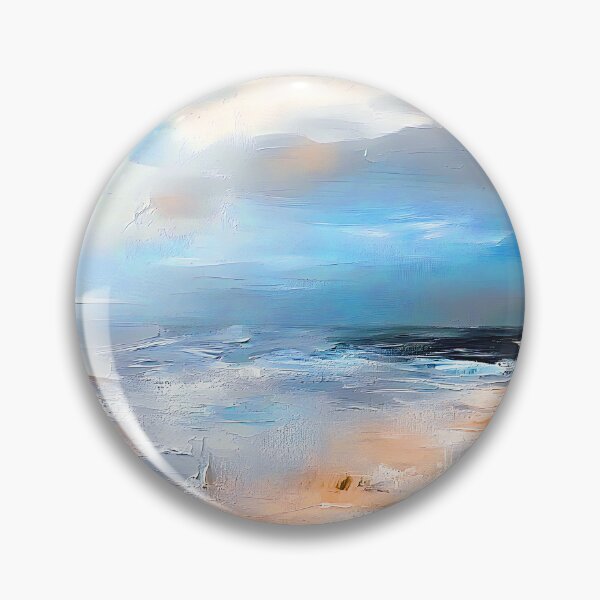 Item preview, Blue Sky, Big Clouds, Ocean, And Sand Abstract  designed and sold by DEC02.