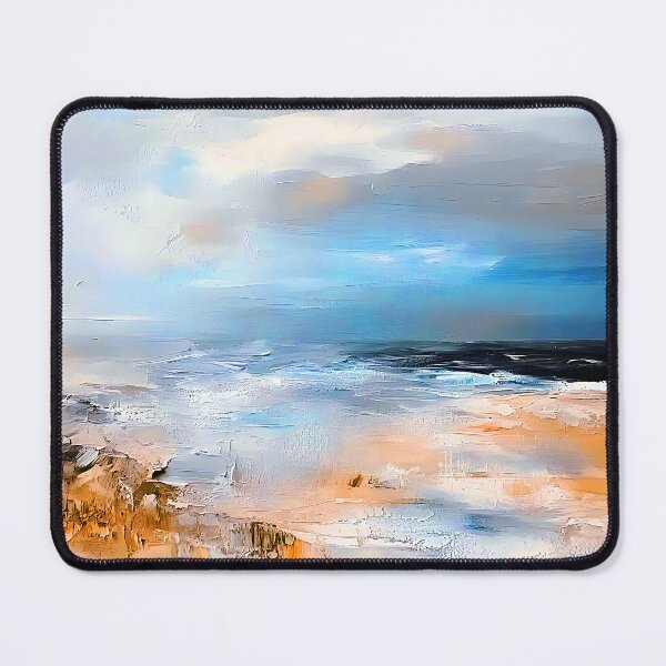 Item preview, Blue Sky, Big Clouds, Ocean, And Sand Abstract  designed and sold by DEC02.