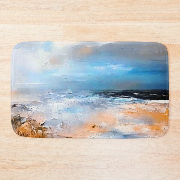 Item preview, Blue Sky, Big Clouds, Ocean, And Sand Abstract  designed and sold by DEC02.