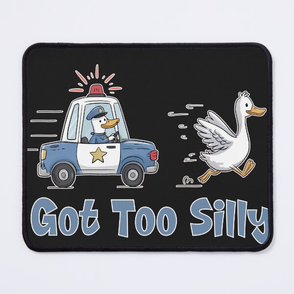 Item preview, Silly Goose Being Chased by Cop...Got Too Silly designed and sold by AlienOccupation.