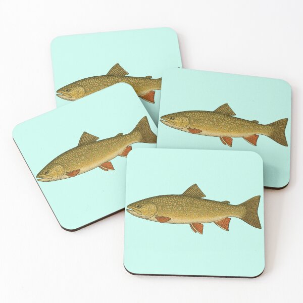 Item preview, Brook Trout – Vintage-Style Detailed Illustration designed and sold by NoRestDesigns.
