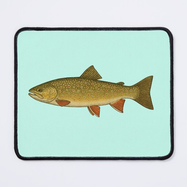 Item preview, Brook Trout – Vintage-Style Detailed Illustration designed and sold by NoRestDesigns.