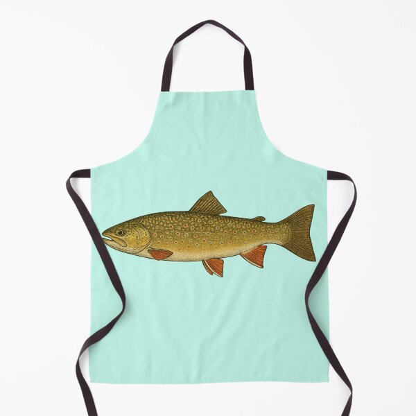 Item preview, Brook Trout – Vintage-Style Detailed Illustration designed and sold by NoRestDesigns.