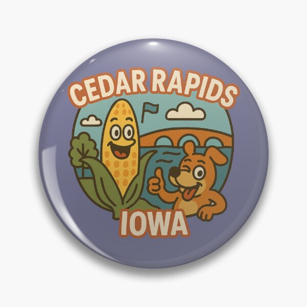 Item preview, Cedar Rapids Iowa  designed and sold by Broken Antler Designs .