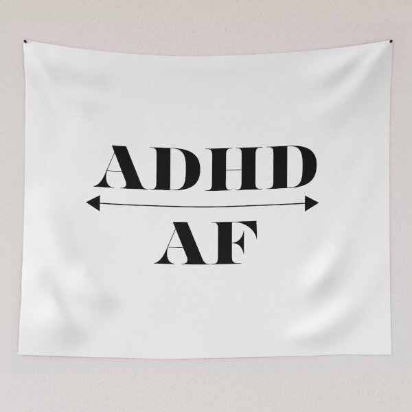 Item preview, ADHD  AF | designed and sold by The Courtesan Boutique.