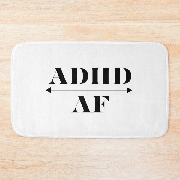 Item preview, ADHD  AF | designed and sold by The Courtesan Boutique.