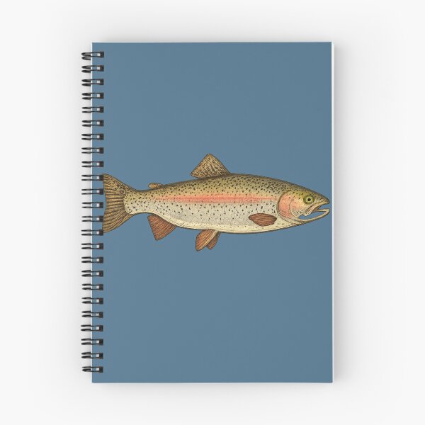 Item preview, Rainbow Trout – Detailed Side Profile Illustration designed and sold by NoRestDesigns.