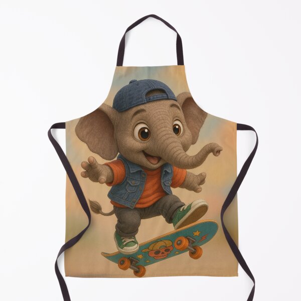 Artikelvorschau, Skater Borneo Elefant entworfen und verkauft von Sillytoe.