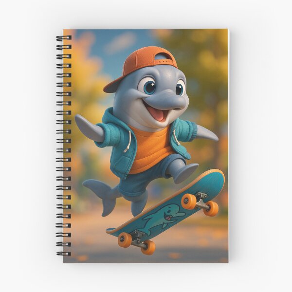 Item preview, Skater Bottlenose Dolphin designed and sold by Sillytoe.
