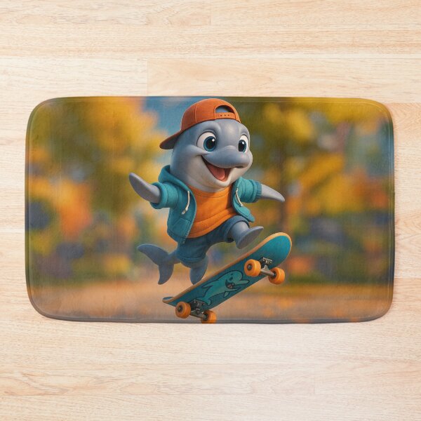 Item preview, Skater Bottlenose Dolphin designed and sold by Sillytoe.